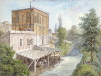 Die Bievre bei Gentilly, 1865